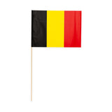 Zwaaivlaggetjes België - 10 stuks - 20 x 30 cm