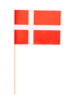 Waving flags Denmark - 10 pieces - 20 x 30 cm