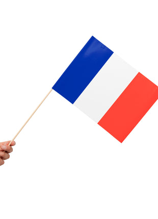 French Waving Flags - 10 pieces - 20 x 30 cm