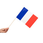 Zwaaivlaggetjes Frankrijk - 10 stuks - 20 x 30 cm
