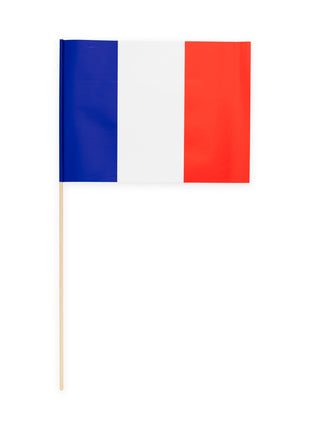 French Waving Flags - 10 pieces - 20 x 30 cm