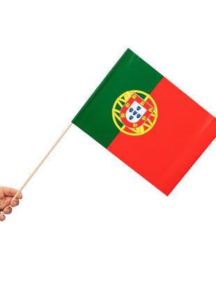 Portugal Waving Flags - 10 pieces - 20 x 30 cm