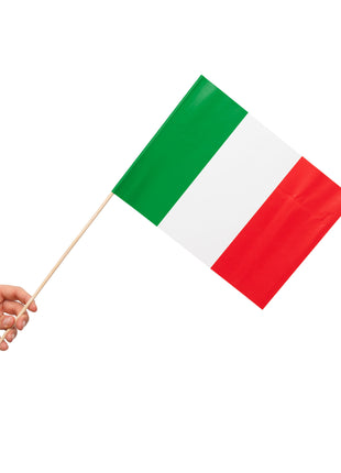 Waving flags Italy - 10 pieces - 20 x 30 cm