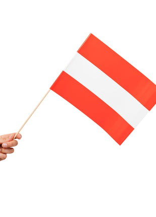 Waving flags Austria - 10 pieces - 20 x 30 cm