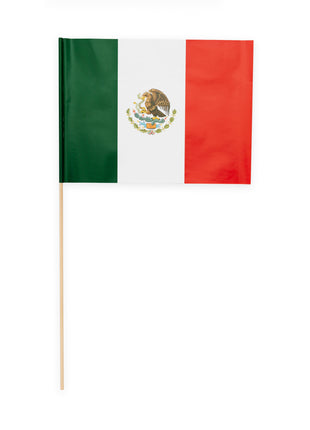 Waving flags Mexico - 10 pieces - 20 x 30 cm