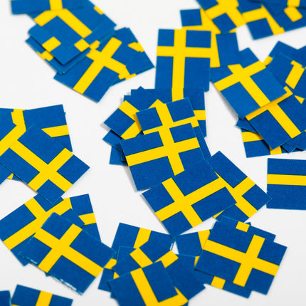 Papieren tafelconfetti Zweden