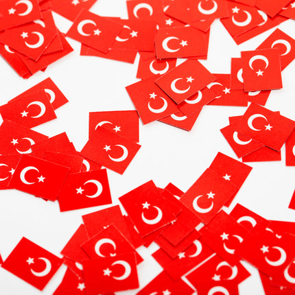 Papieren tafelconfetti Turkije