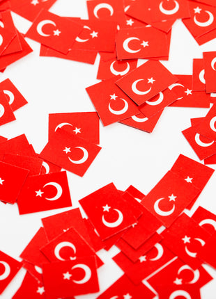 Papieren tafelconfetti Turkije