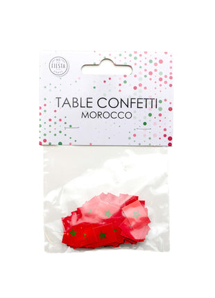 Paper table confetti Morocco