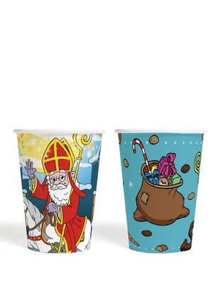 Sinterklaas cups - 8 pieces