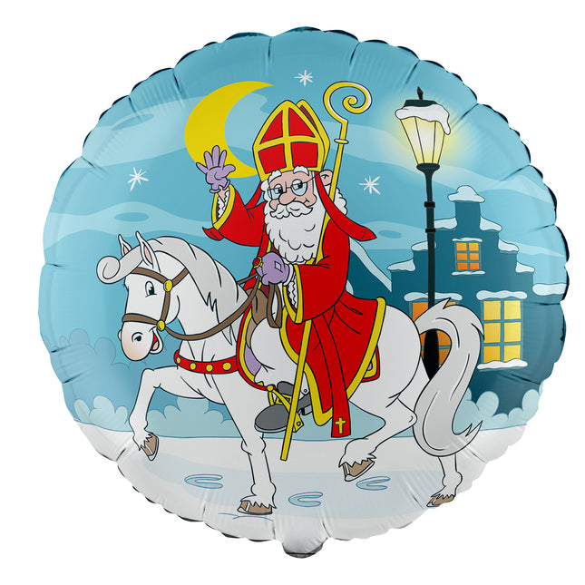 Sinterklaas folieballon - 45 cm