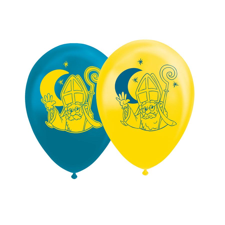 Sinterklaas ballonnen - 8 stuks - 30 cm