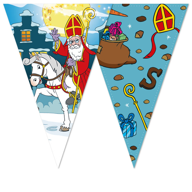Sinterklaas vlaggenlijn - 10 meter