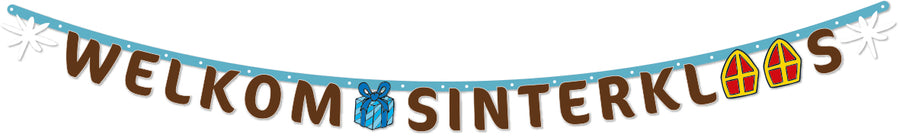 Sinterklaas versiering letterslinger