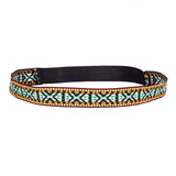 Hippie setje (hoofdband, oorbellen en ketting)