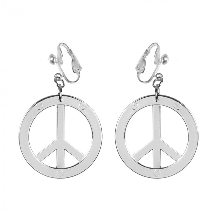 Hippie setje (hoofdband, oorbellen en ketting)