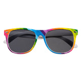 Accessoireset regenboog - partybril + vlinderstrik & bretels