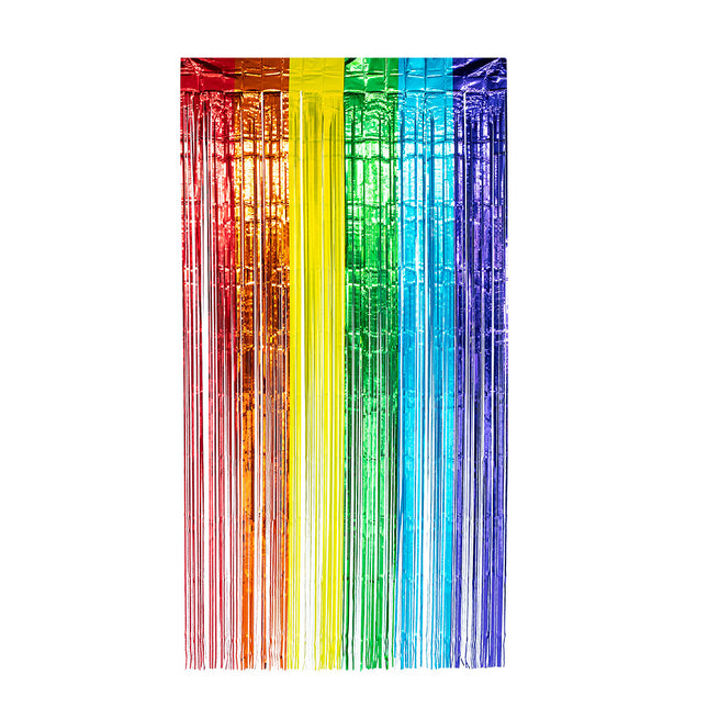 Foliegordijn - 200 x 100 cm - Regenboog