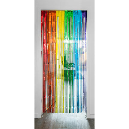Foliegordijn - 200 x 100 cm - Regenboog