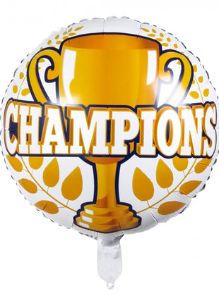 Champions Folienballon rund - 45 cm