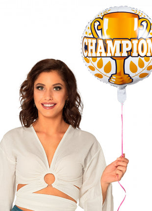 Champions Folienballon rund - 45 cm