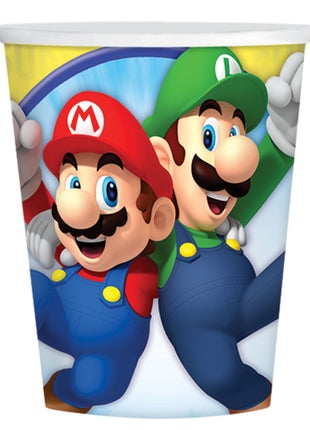 Super Mario Cups - Pack of 8 - 250 ml