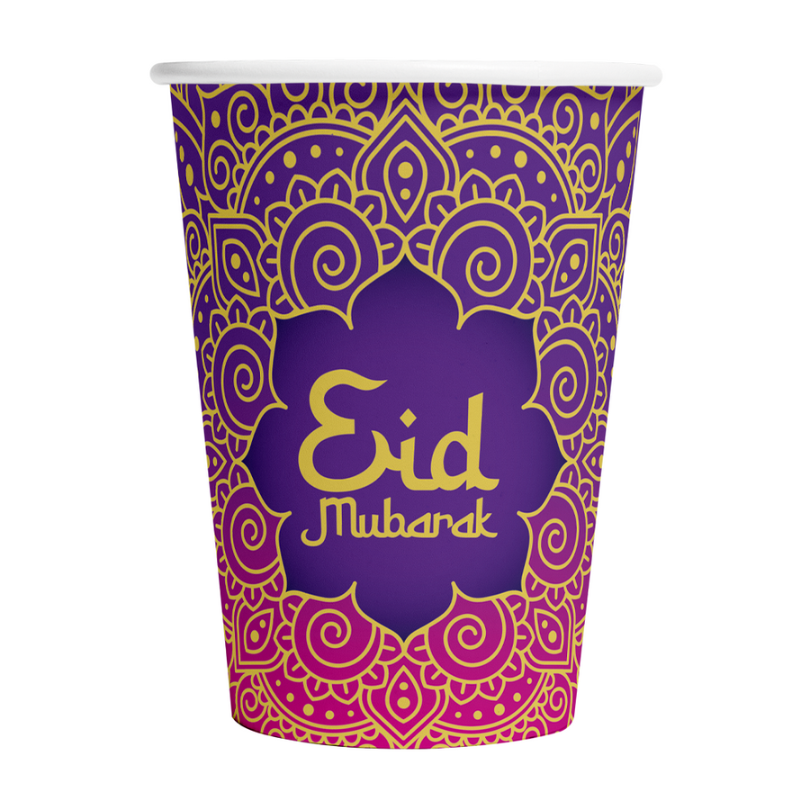 Bekers - 8 stuks - Eid Mubarak