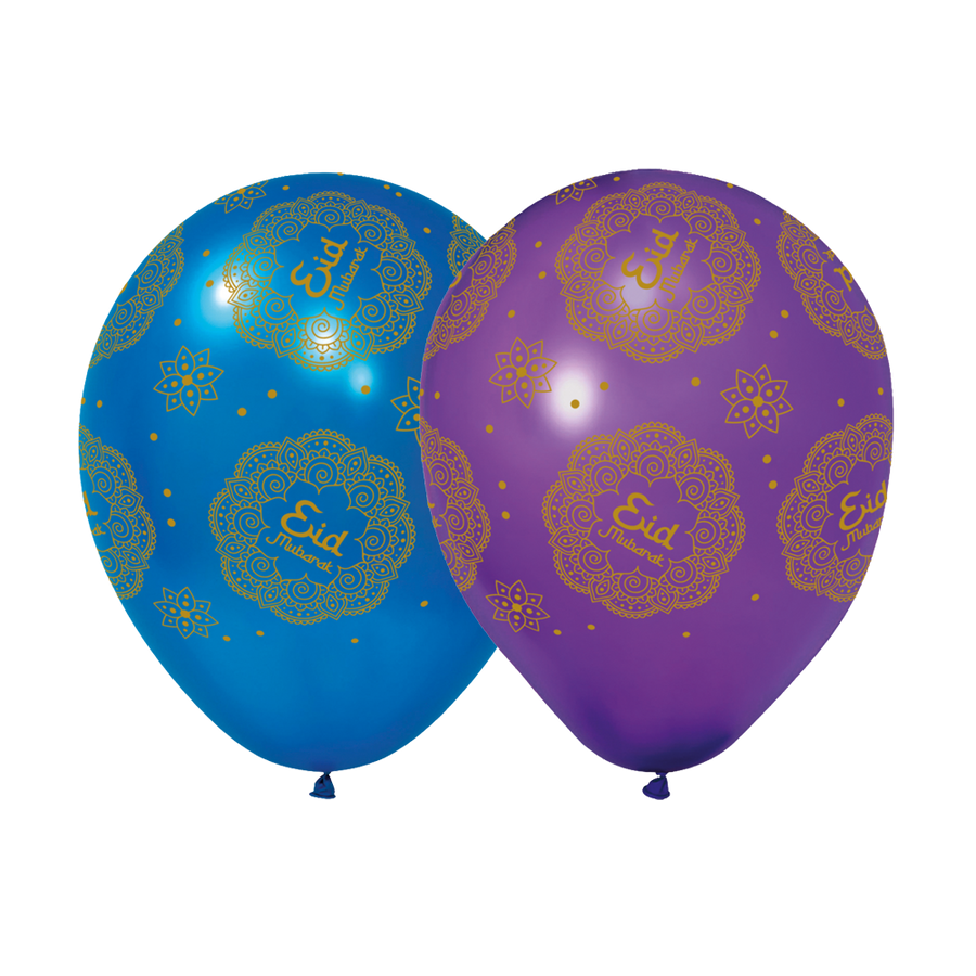 Ballonnen - 6 stuks - 30 cm - Eid Mubarak