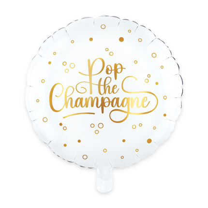 Folieballon Pop the Champagne - 46 cm