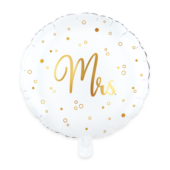 Folieballon Mrs - 46 cm