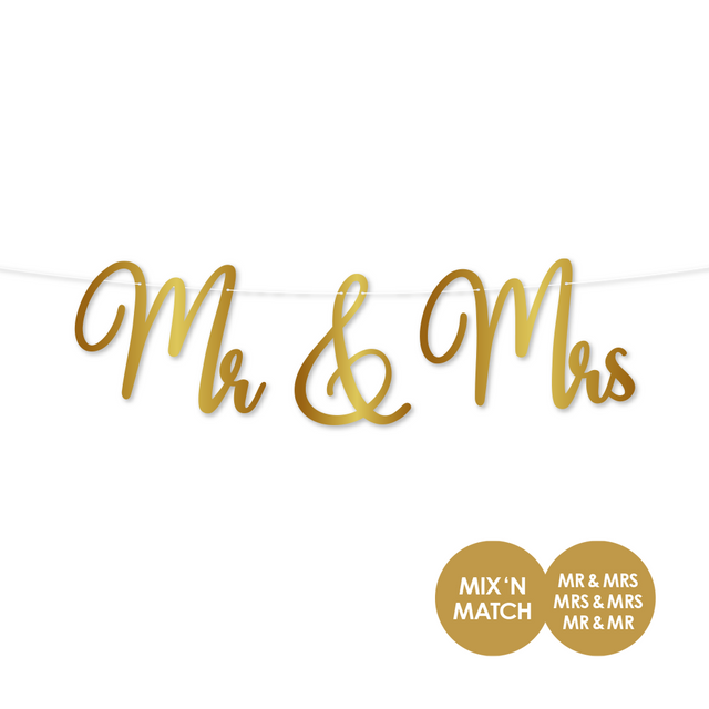Letterslinger - Mr & Mrs / Mr & Mr / Mrs & Mrs