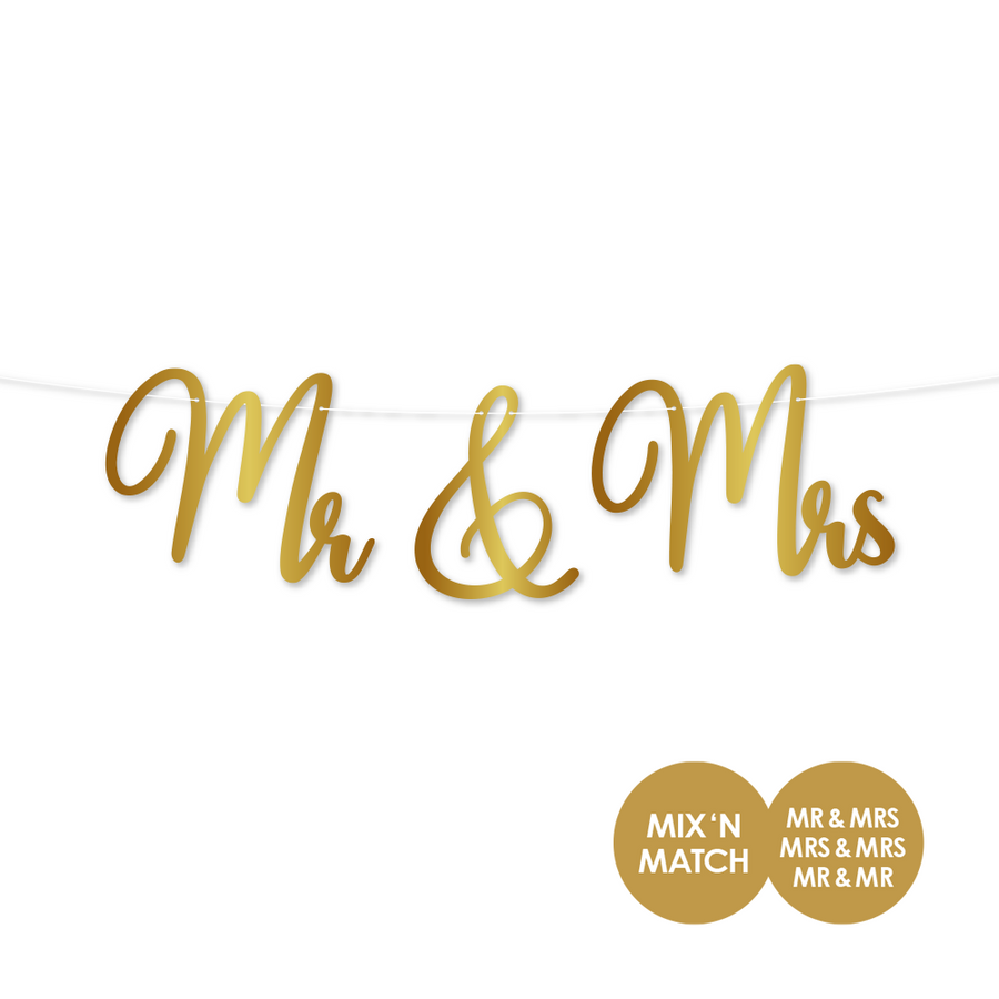 Letterslinger - Mr & Mrs / Mr & Mr / Mrs & Mrs
