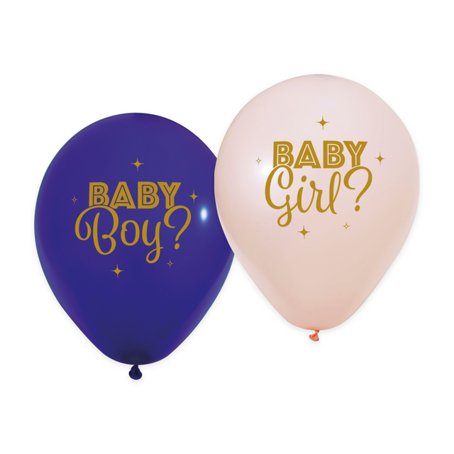 Ballonnen - 8 stuks - 30 cm - Gender Reveal