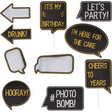 Photobooth props - 10 stuks - Shining Glam