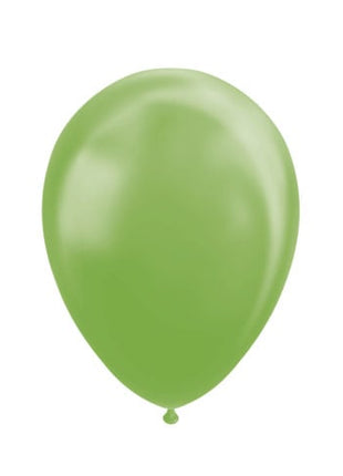 Balloons - 10 pieces - 30 cm - Green metallic