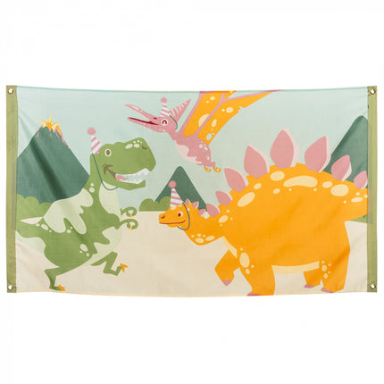 Dino vlag - 90 x 150 cm - Party