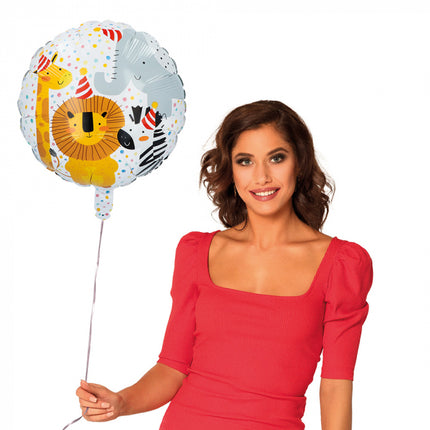 Jungle Folieballon rond - 45 cm
