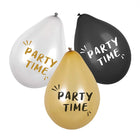 Party time Ballonnen - 6 stuks - 25 cm
