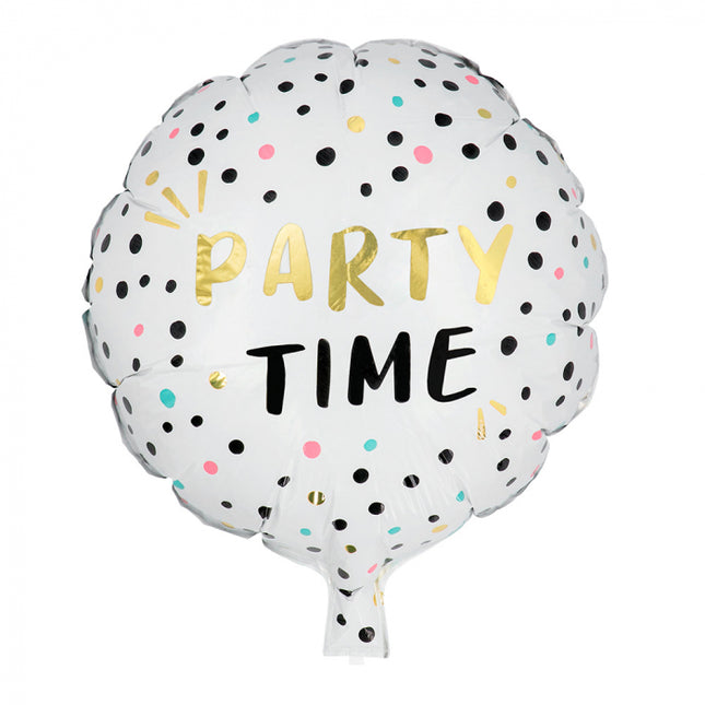 Party time Folieballon - 45 cm