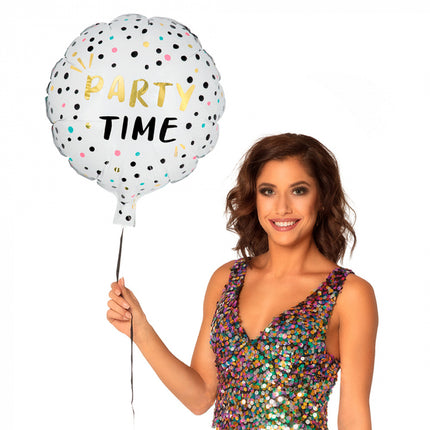 Party time Folieballon - 45 cm