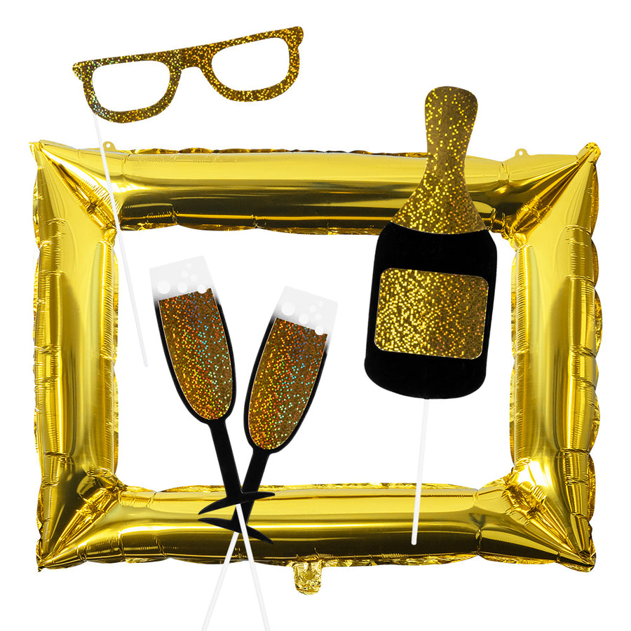 Photobooth props met folieballon fotolijst