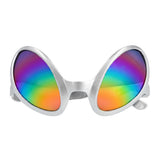 Boland set Galactic alien (partybril, ketting, handschoenen, oorbellen en haarclips)