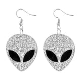 Boland set Galactic alien (partybril, ketting, handschoenen, oorbellen en haarclips)