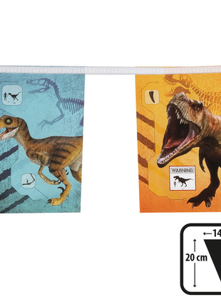 T-Rex Paper Bunting - 3 meters