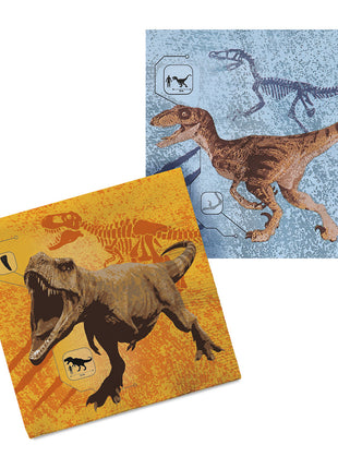 T-Rex napkins - 20 pieces - 33 x 33 cm