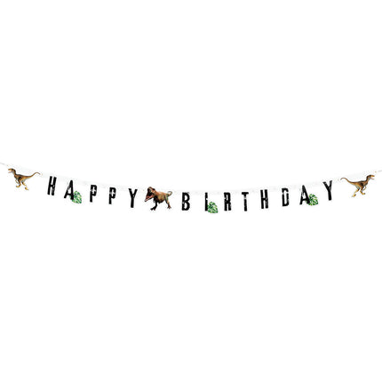 T-Rex letterslinger - Happy Birthday - 205 cm