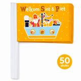 50 x Sinterklaas zwaaivlaggetje