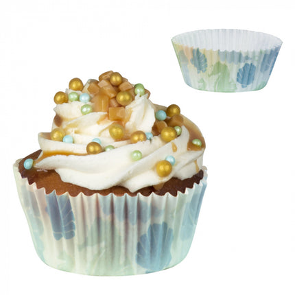 Zeemeermin Cupcakevormpjes - 50 stuks