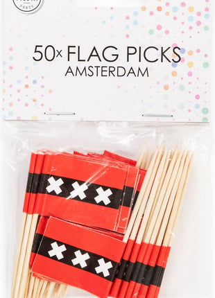 Amsterdam Cocktail Sticks - 50 pieces