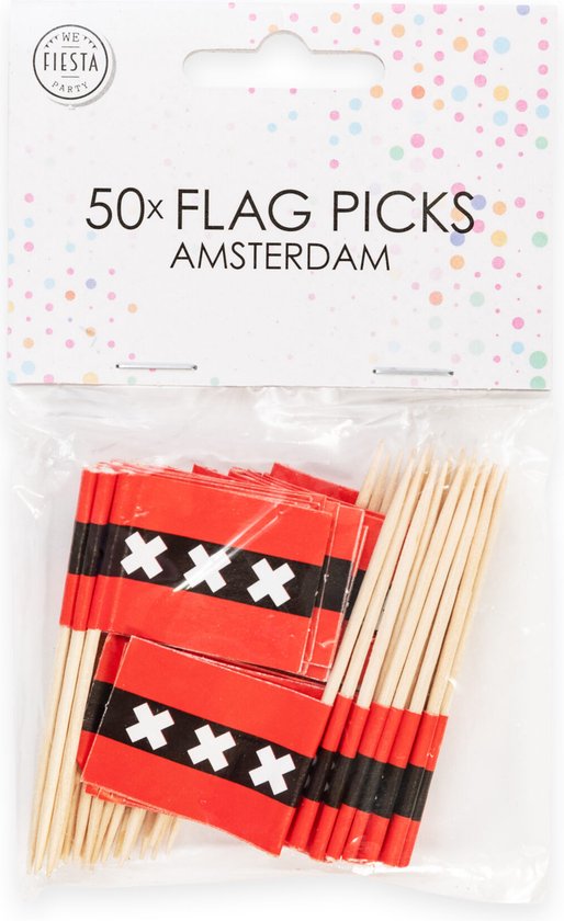 Amsterdam Cocktailprikkers - 50 stuks